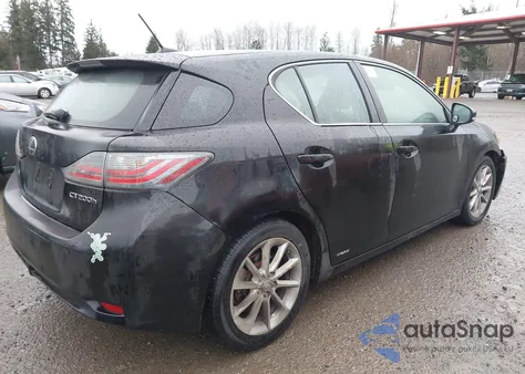 2011 Lexus Ct 200H Premium from USA, damaged, VIN JTHKD5BH4B2014762